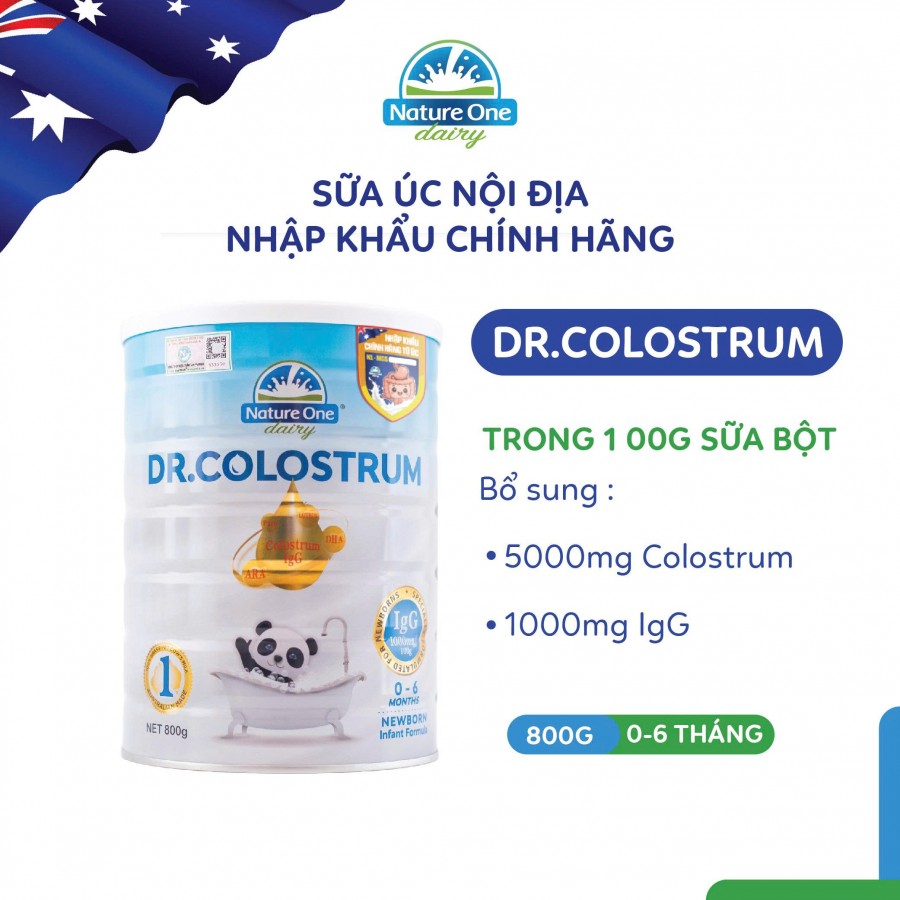 Dr.Colostrum số 1 cho trẻ từ 0-6 tháng tuổi