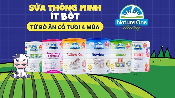 Nature One Dairy – Thương hiệu sữa quốc dân tại Úc – Dòng sữa thông minh ít bột từ bò ăn cỏ tươi bốn mùa